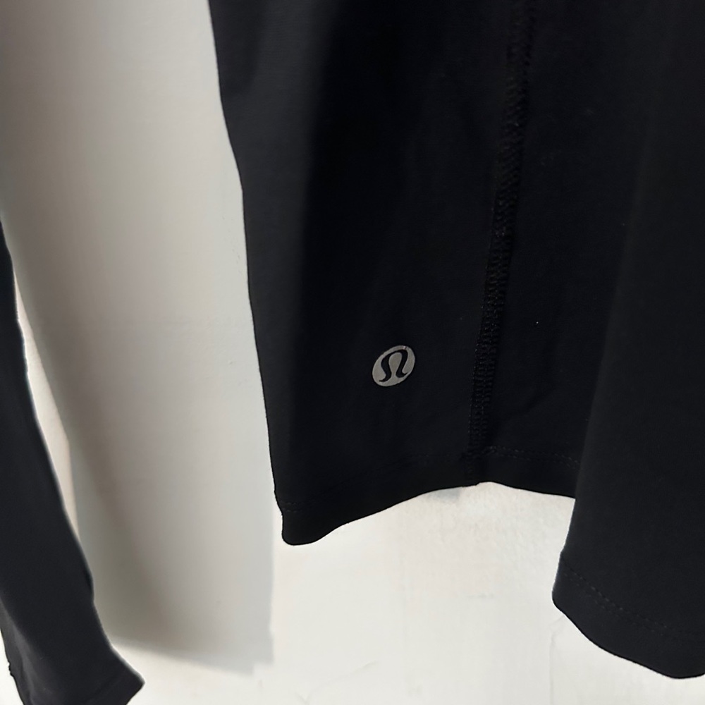 Black Lulu quarter zip long sleeve jacket - Picture 7 of 7